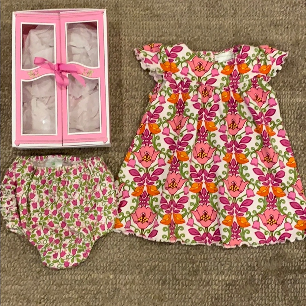 Vera Bradley Baby dress and bloomers